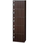 Amazon｜鍵付き4段ボックスR W42×D29×H116cm (ブラウン)｜カラー
